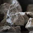 A photo of raw lithium carbonate