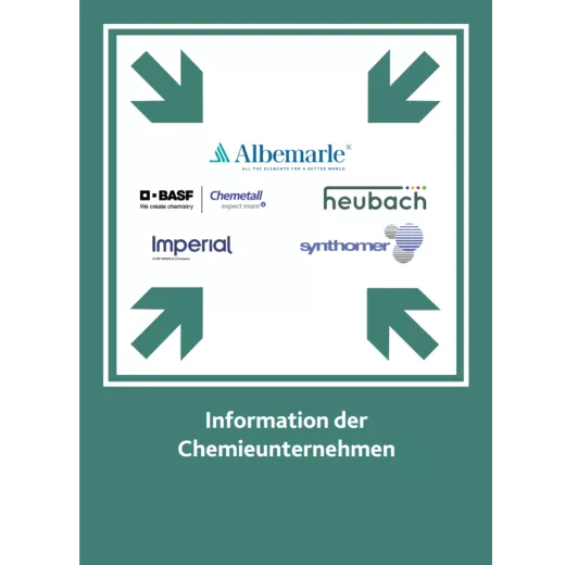 Image of first page for information document on particular chemical companies.